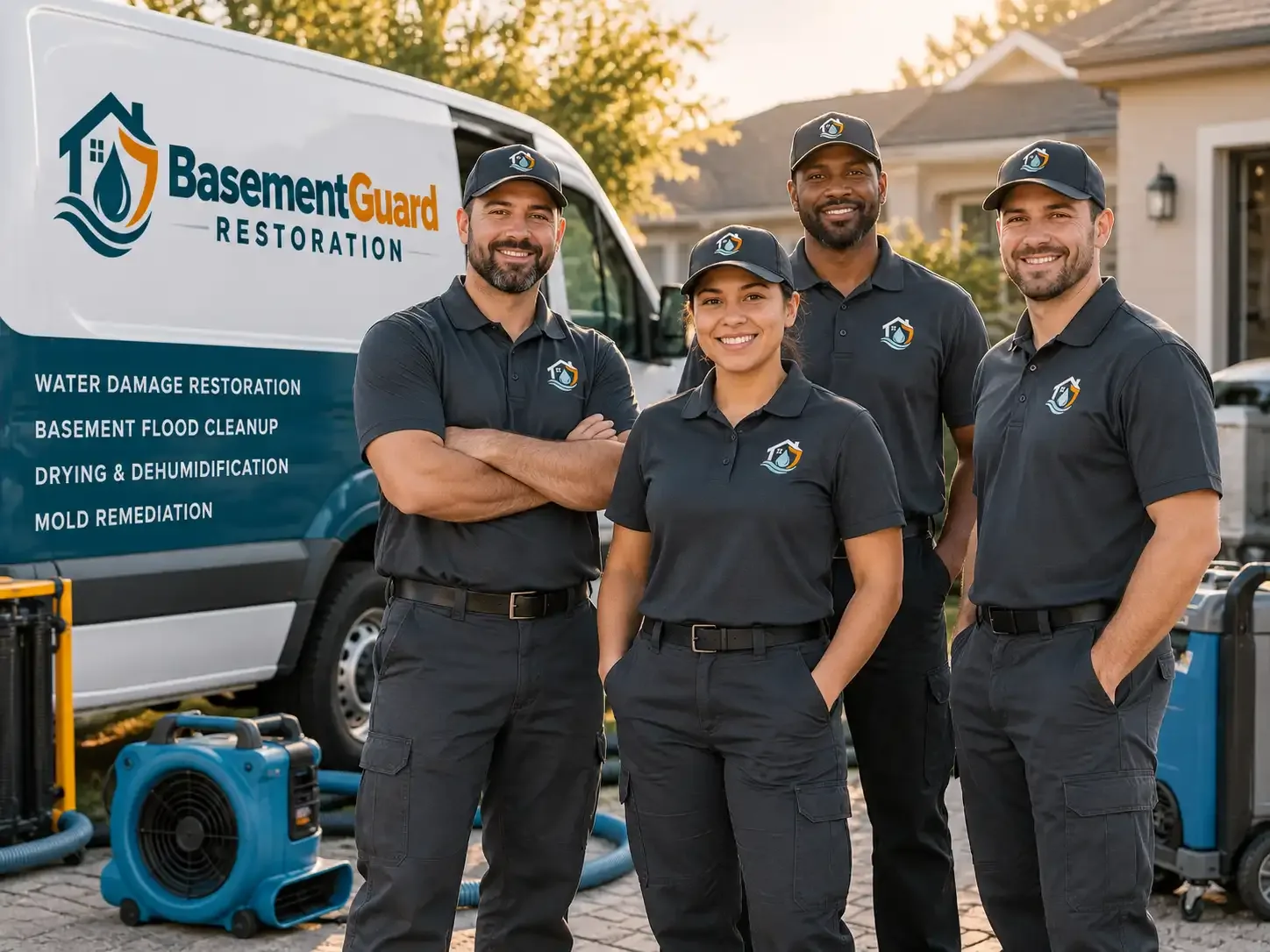 Basement Water Damage Restoration company in Nadeau, MI